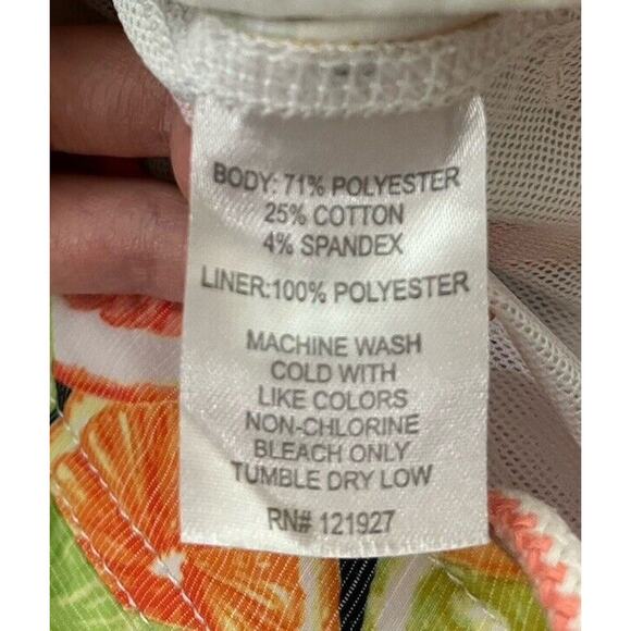 Johnnie-O Multicolor Lemonade Citrus Men's Activewear Surf Shorts Size Medium - Picture 4 of 6